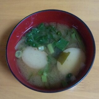 麩とほうれん草のお味噌汁